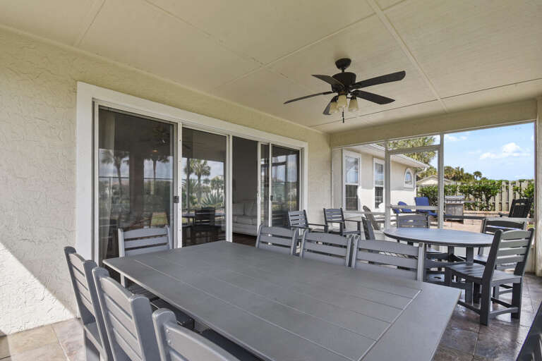 Screened patio