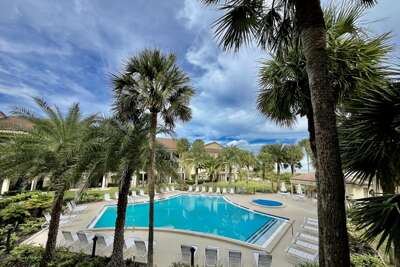 Aegean/Pacifica pool view from balcony