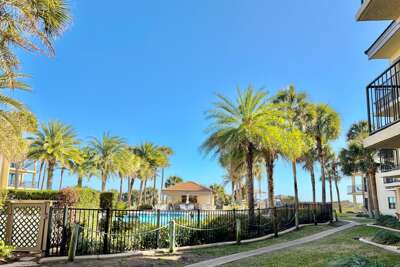 Aegean/Pacifica pool view from patio