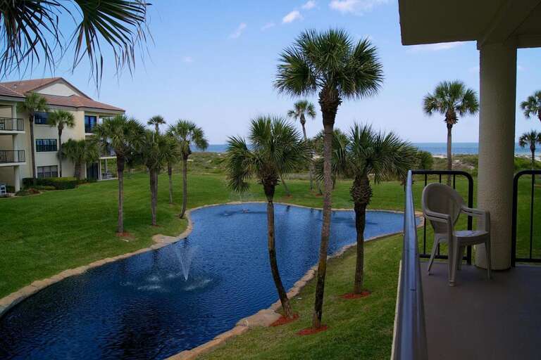 Side view from balcony