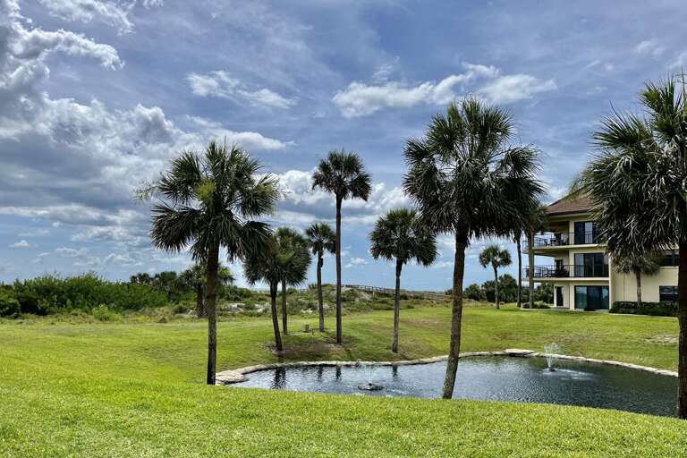 Ocean side view/lagoon view  from patio