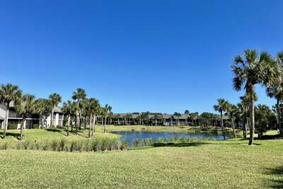 Del Lago lagoon view from lanai