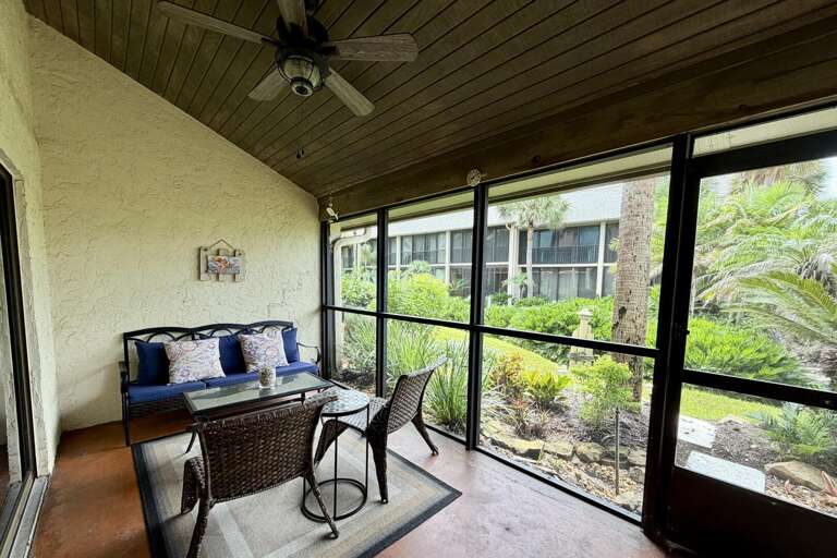 Screened lanai