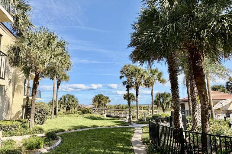 ocean side view from patio
