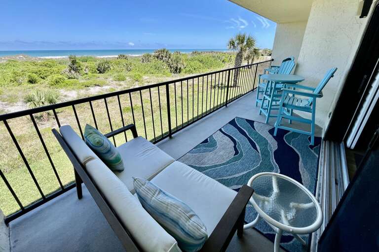 Oceanfront balcony
