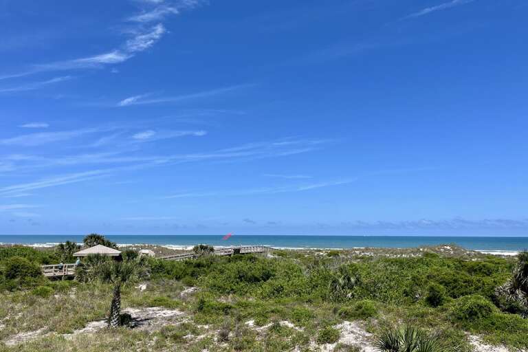 Oceanfront view from balcony