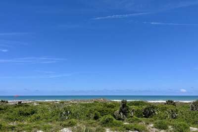 Oceanfront view from balcony