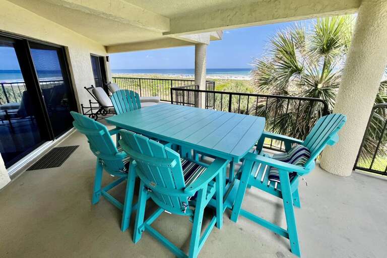 Oceanfront balcony