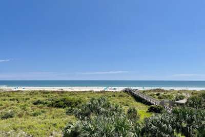 Oceanfront view from balcony