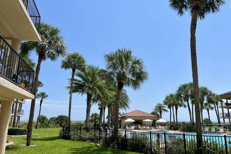 Pacifica/Aegean pool view from patio