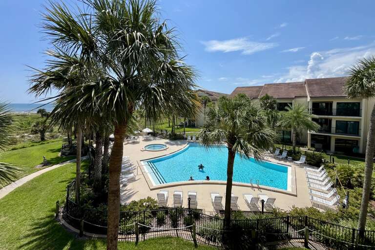 Pacifica/Aegean pool view from balcony