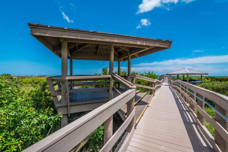 easy beach access from one of our two private boardwalks