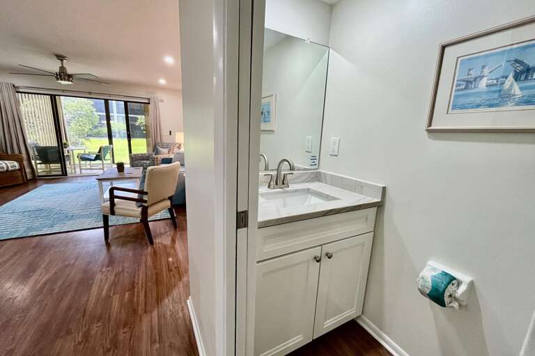 half bath (1st floor)