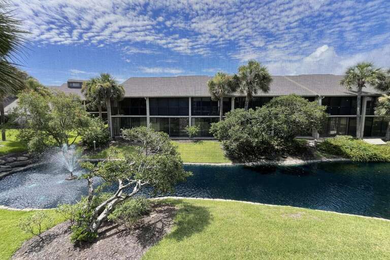 Del Prado lagoon view from bedroom lanai