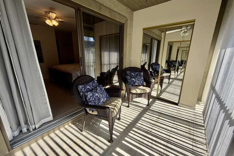 Enclosed lanai off bedroom 1