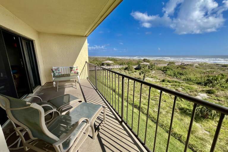 Oceanfront balcony