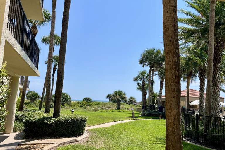 Ocean side view from patio