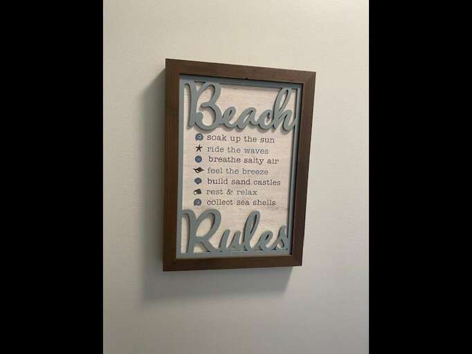 Beach sign Beach sign