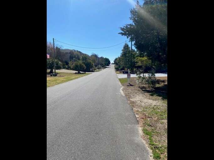 Street view to beach access Street view to beach access
