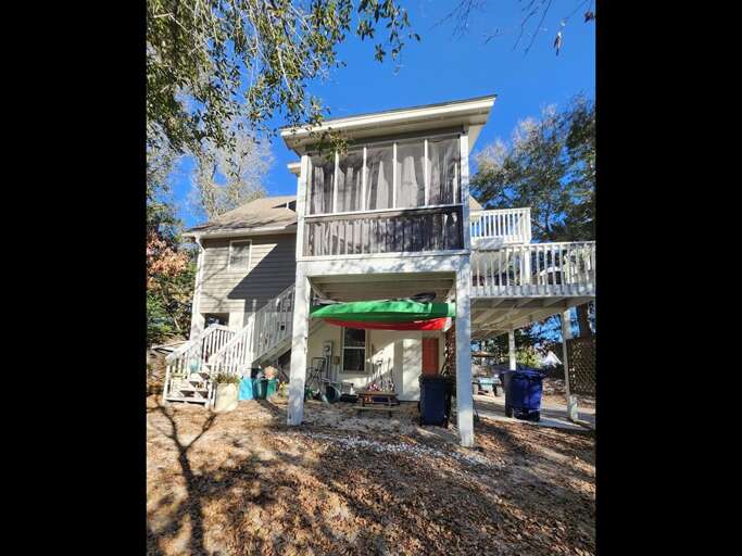 outdoor area and kayak storage outdoor area and kayak storage