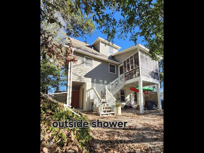 exterior with shower exterior with shower