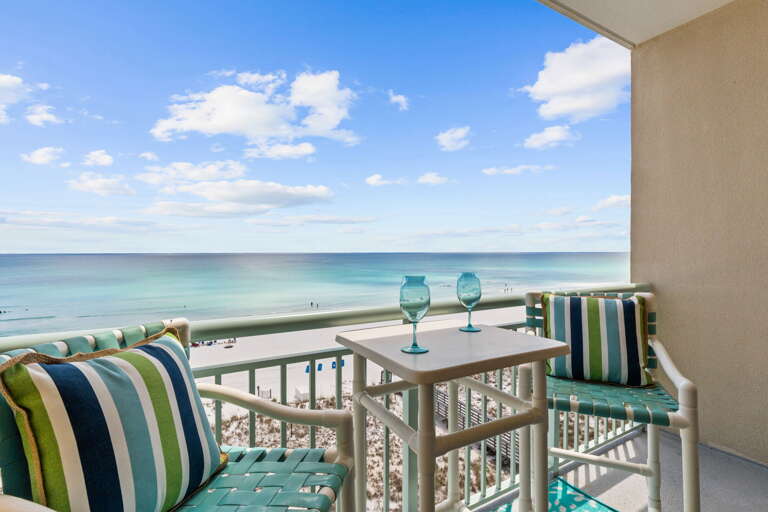 Just another view point from your private gulf front balcony. This is not deceiving-this is EXACTLY what you'll see from this condo!!