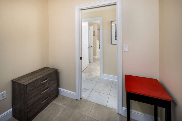 Directly across from the 2nd bathroom Directly across from the 2nd bathroom