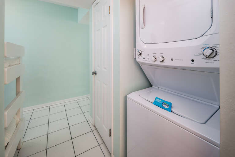 Washer and dryer in the condo for your convenience.