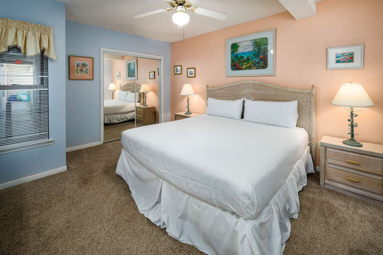 Featuring a king size bed as well.