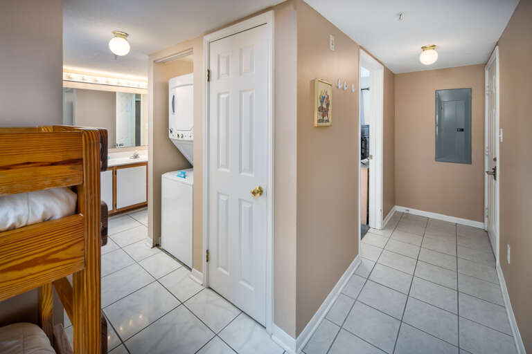 Washer and dryer in the condo for your convenience.