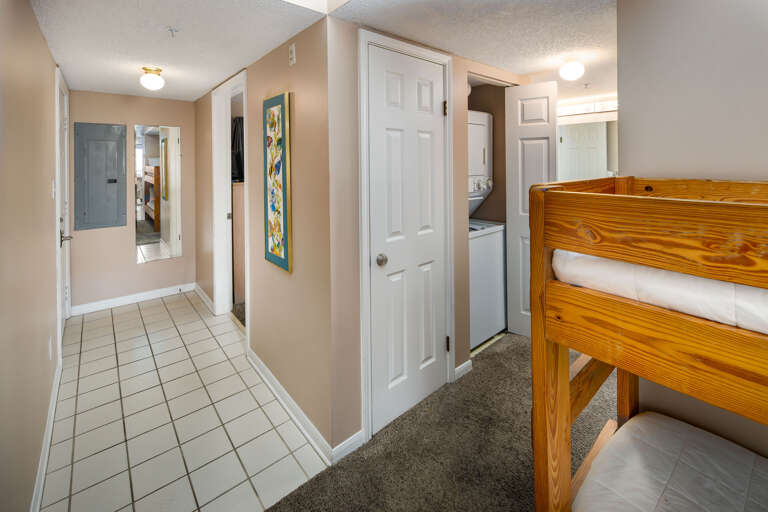located by the bathroom located by the bathroom