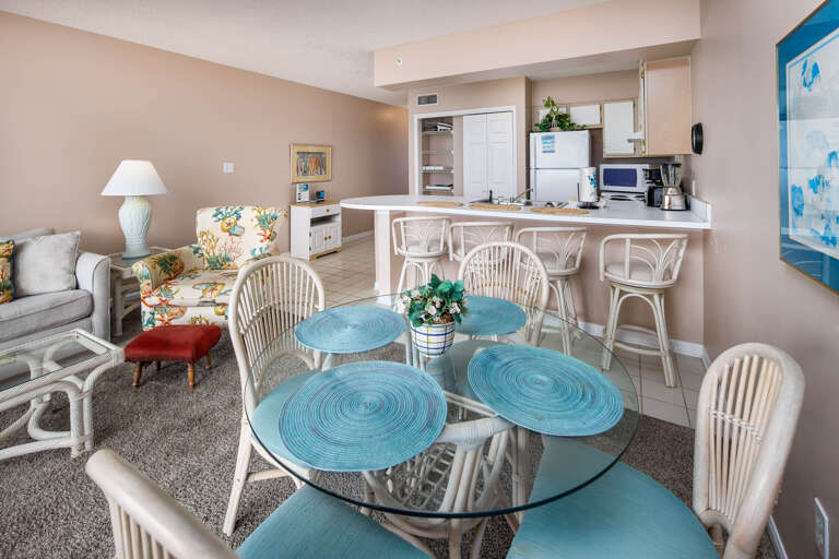 Enjoy a meal at the dining room table. Enjoy a meal at the dining room table.