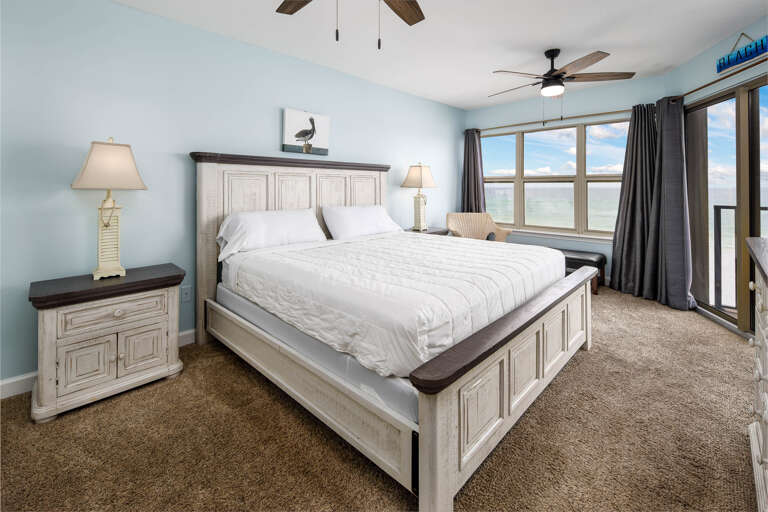 GULF FRONT master bedroom is a big treat!