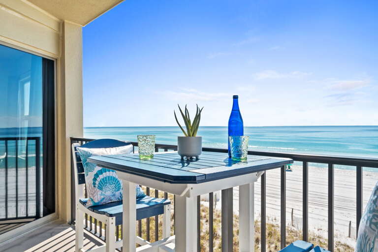 Relax and enjoy a beverage and the views.