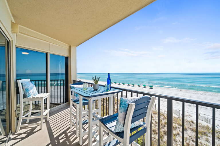 Enjoy the view from the 3rd floor!  Have your morning cup of coffee with a view. 