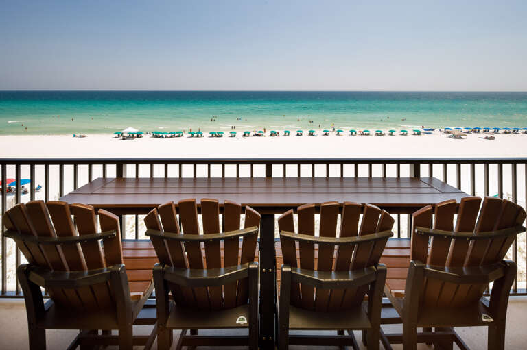 Patiently waiting for you to kick your feet up and soak up the sun.