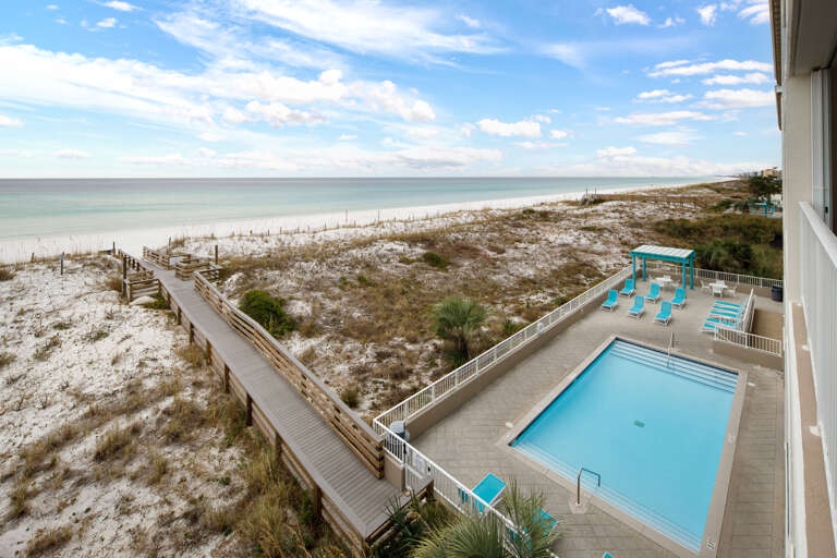 Pool at East building
