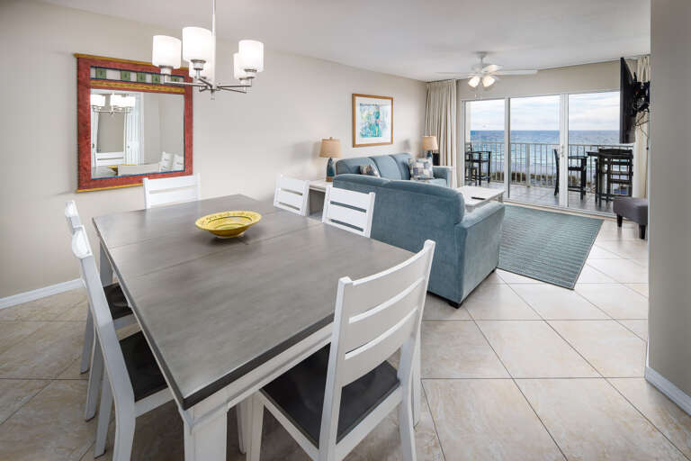 A dedicated dining area is great for an evening meal, beach side breakfast or even a quick lunch to rejuvenate from the sun.