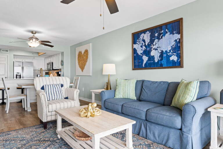 Open concept living.