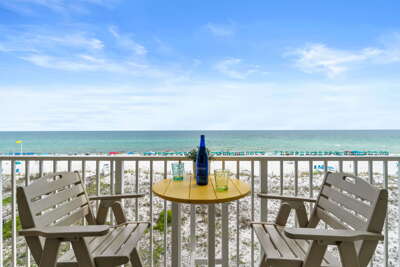 Enjoy the beautiful views with a beverage of choice.