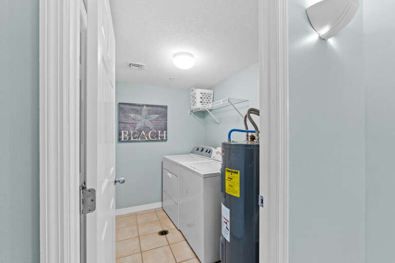 Tend to all your laundry needs before traveling back home.