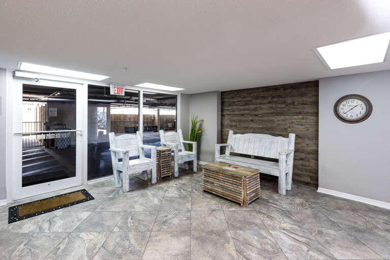 The West lobby.  The West lobby.