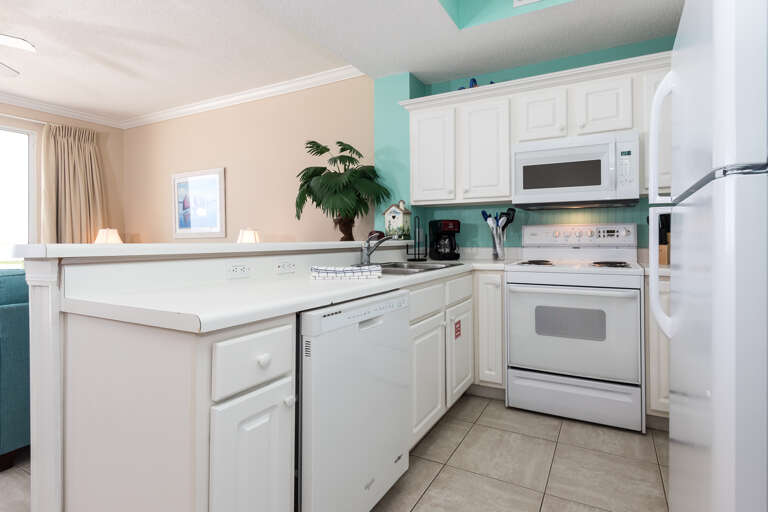 Light and airy with all major appliances 