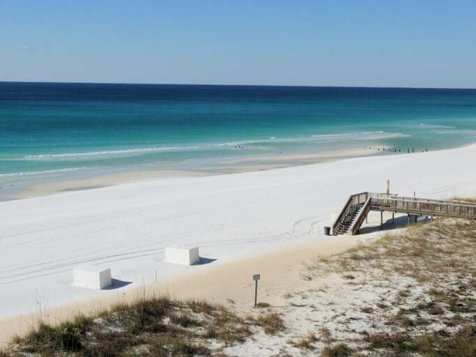 The west view from the balcony.