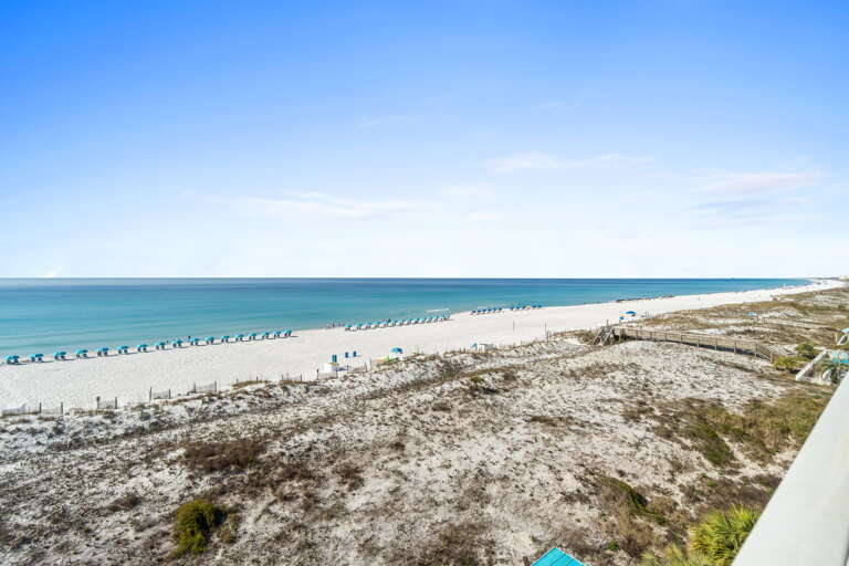 The west view from the balcony.