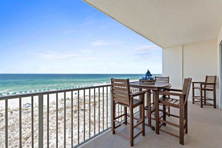 The perfect place to have a cup of coffee in the morning while you listen to the soothing sounds of the Gulf