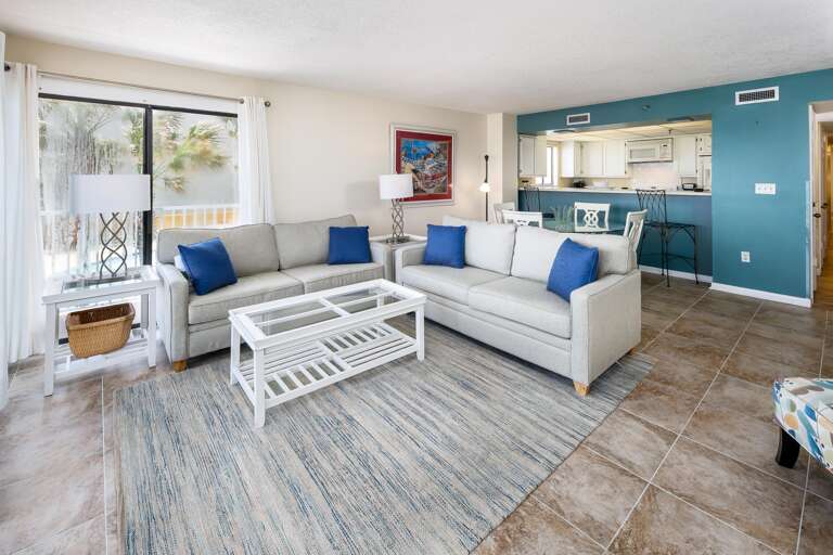 Just steps away from your private balcony!