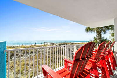 Perfect views of the Gulf.