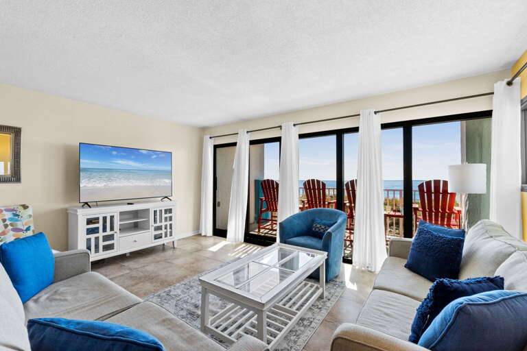 A lovely space to gather everyone and create some beach memories.