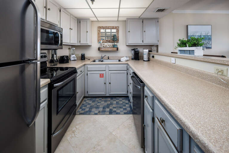 Just the right size and features plenty of counter space for all your cooking needs!